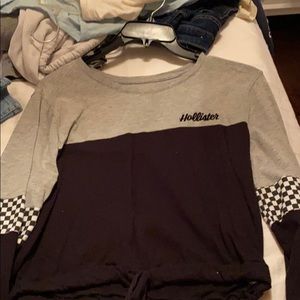 hollister long sleeve cropped